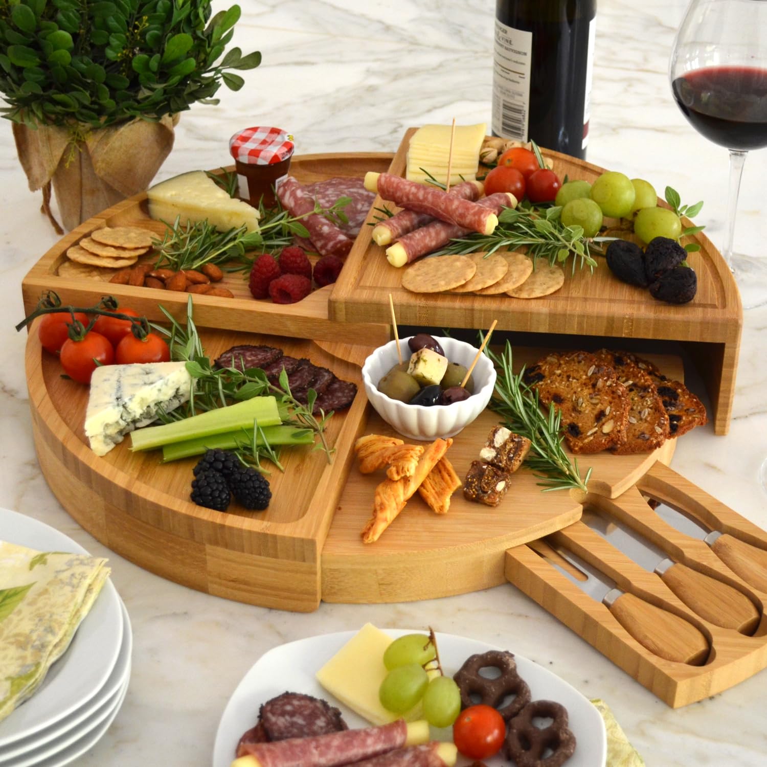 Bamboo Cheese Board with Custom Engraving