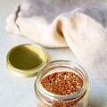 mustard powder spice jar