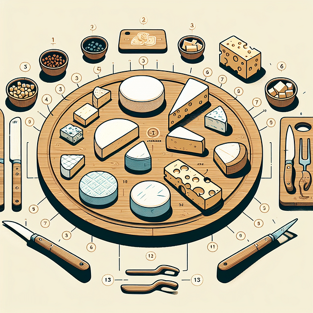 sustainable cheese board made of bamboo