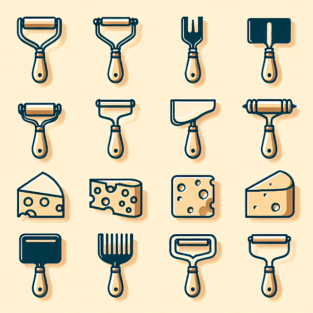 variety of cheese spreaders