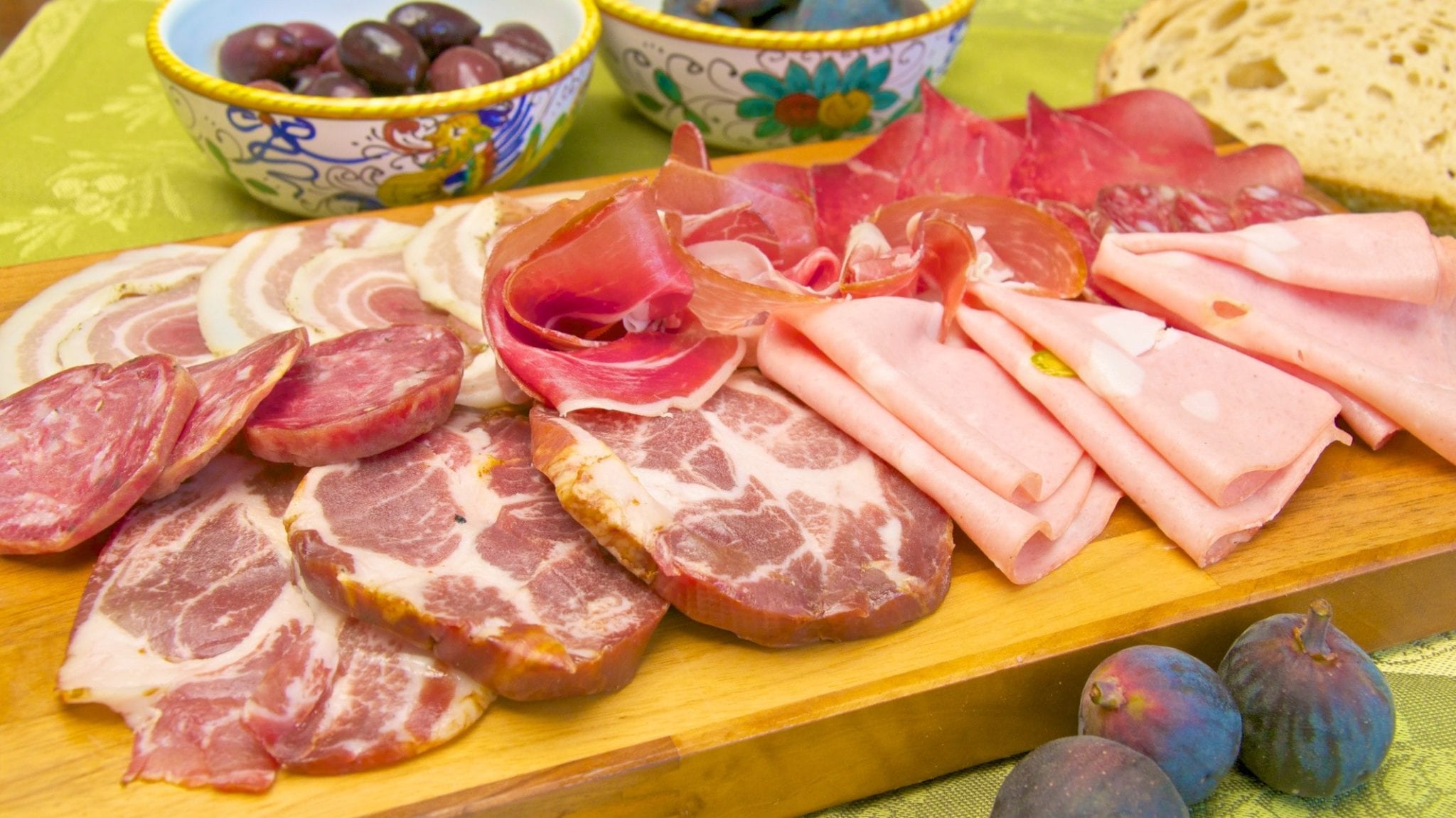 cured meats platter