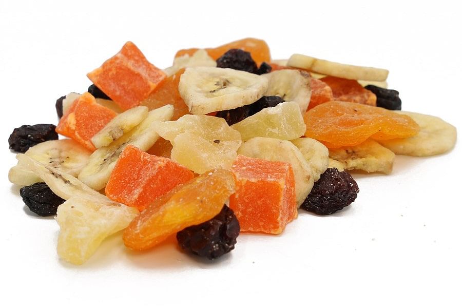 nuts and dried fruits