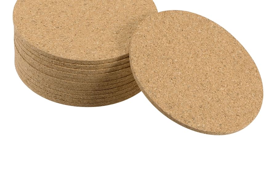 Cork coasters