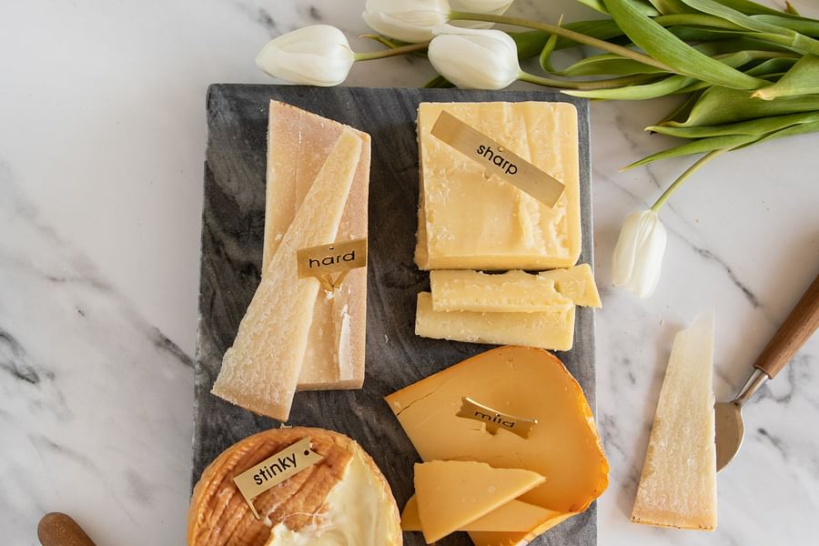 Recycled Glass Cheese Markers