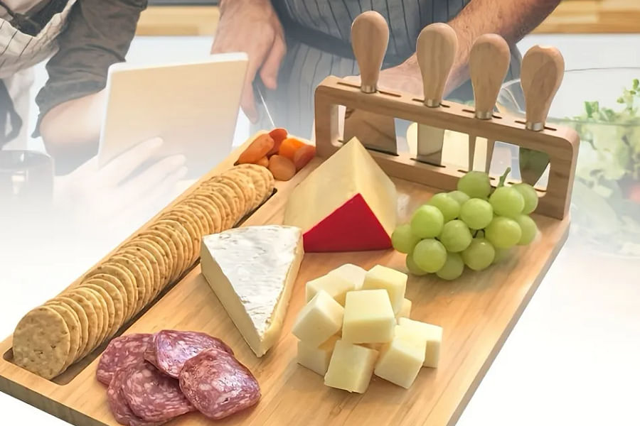 bamboo cheese board