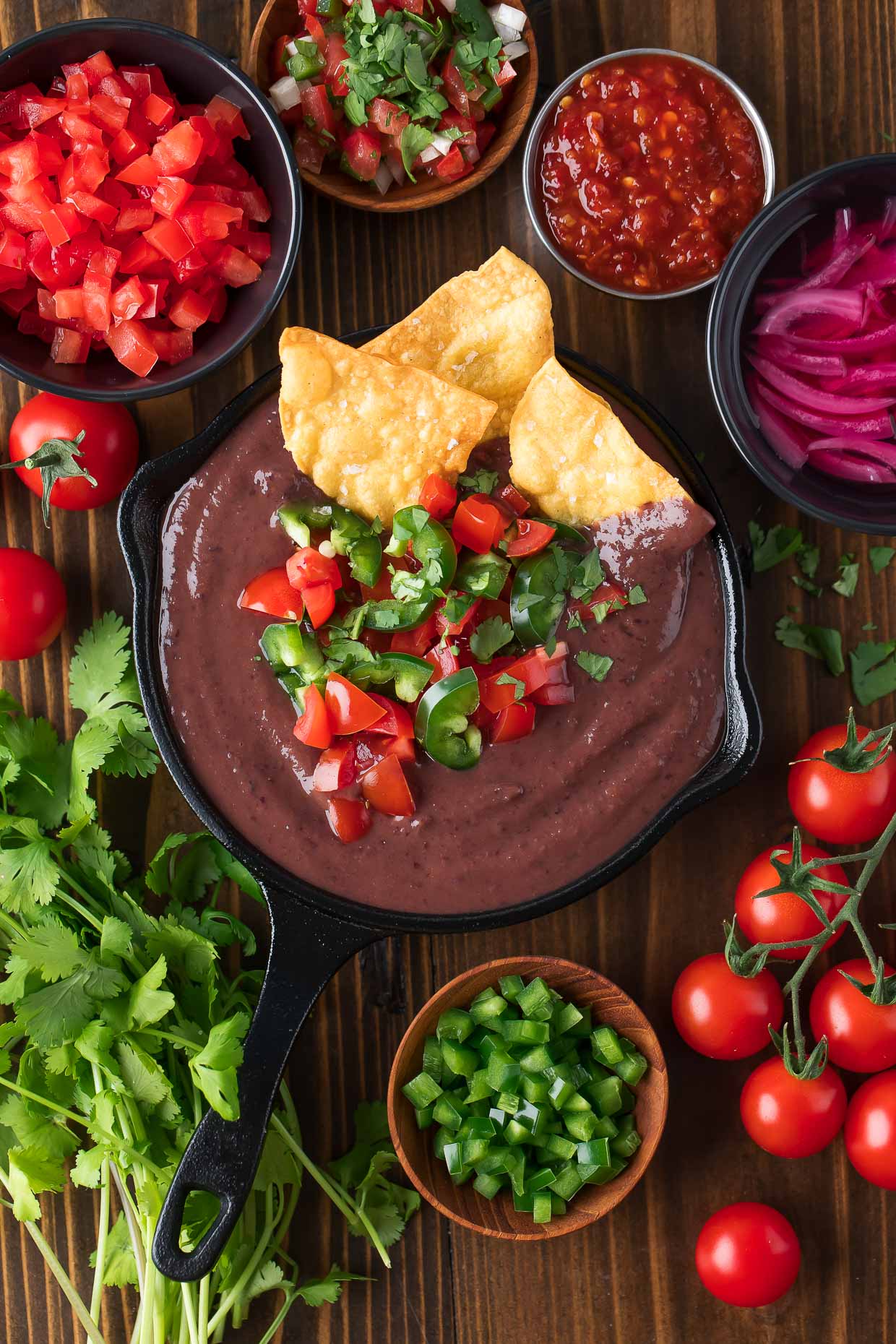 black bean dip