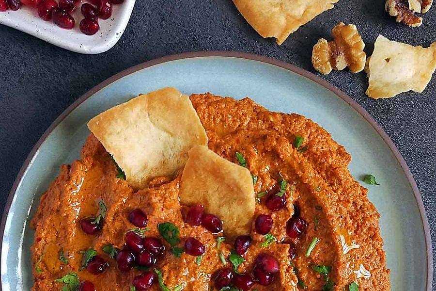red pepper muhammara