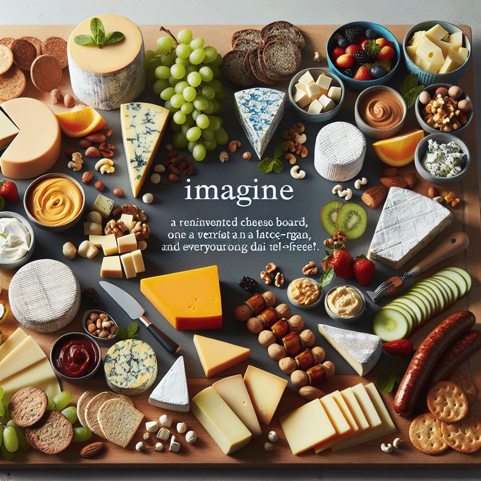 Cheese Board Reinvented: Incorporating Vegan and Lactose-Free Options into Your Spread