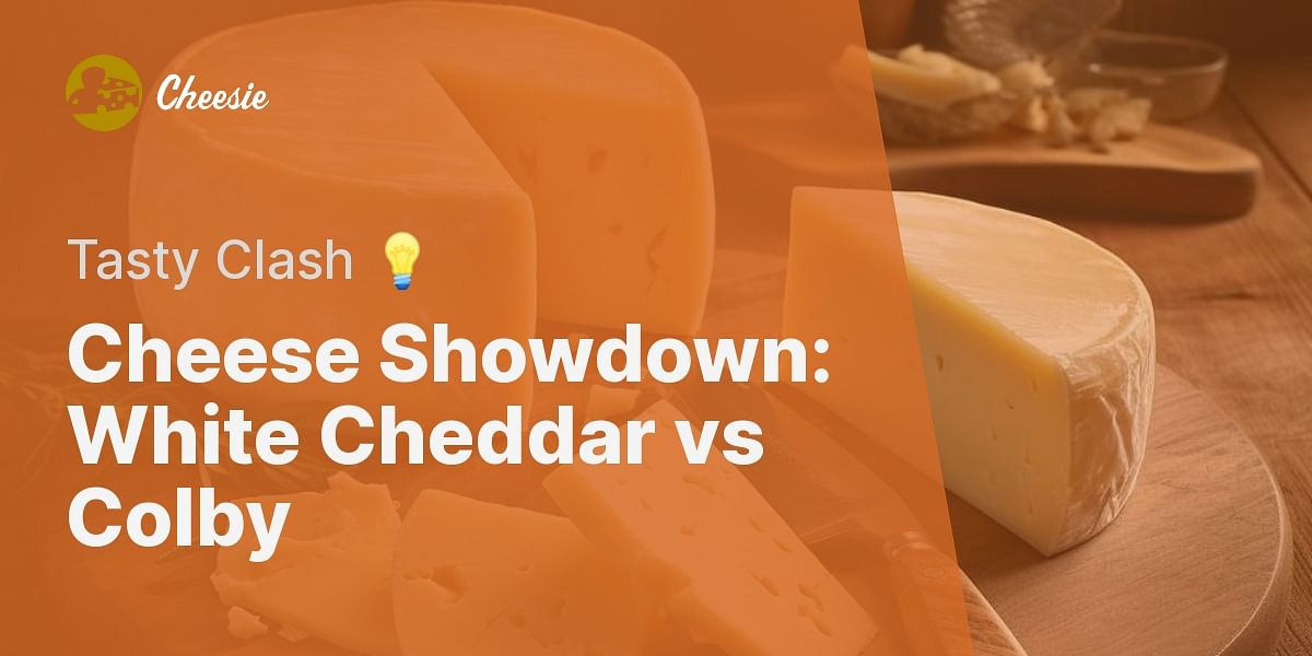 White Cheddar vs Colby Cheese A Battle of American Classics