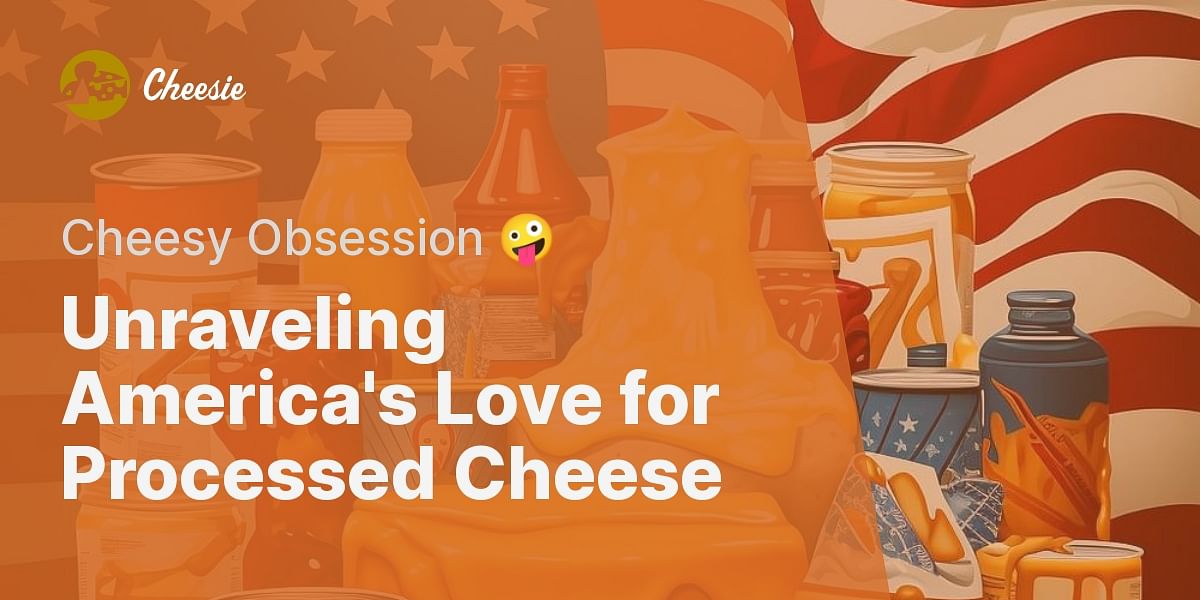 Why is processed cheese popular in America?