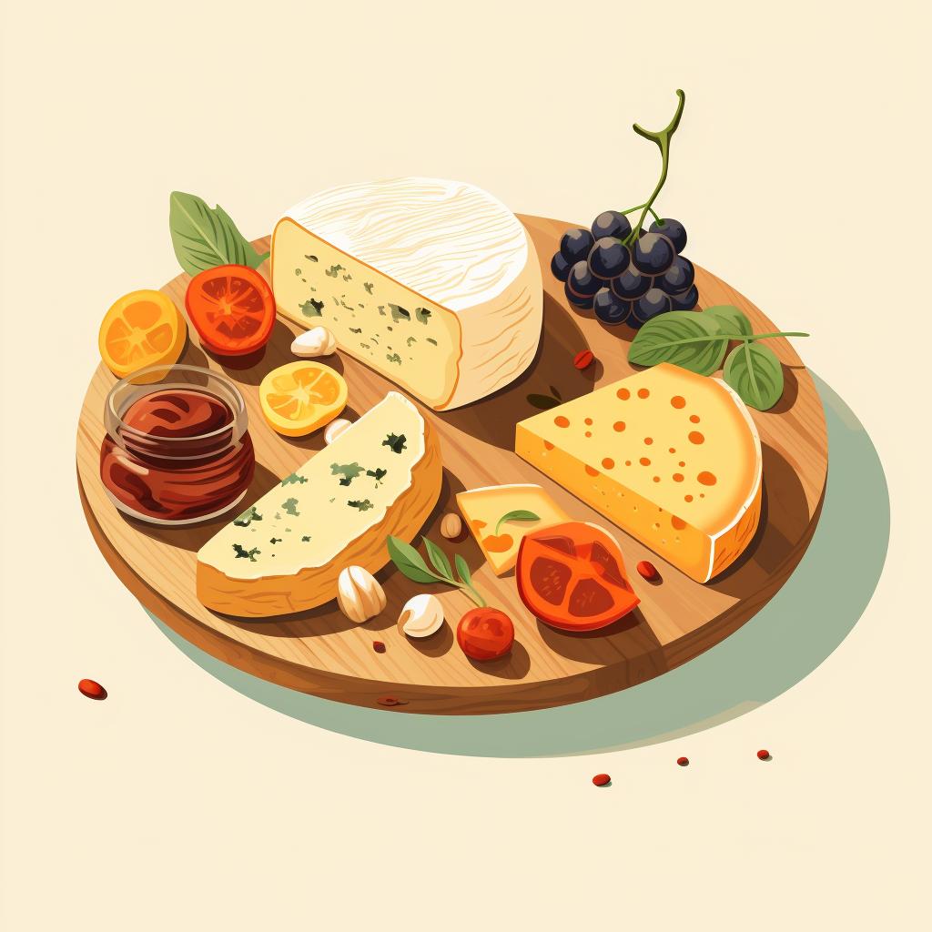 Cheese board accompaniments